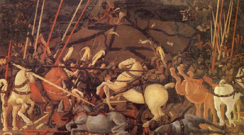 UCCELLO, Paolo The Battle of San Romano Spain oil painting art
